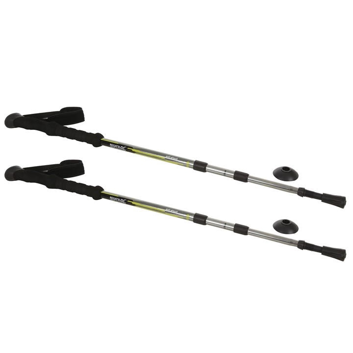 Regatta  Black Ultralite Walking Pole Pair in Size Single, Sports Direct