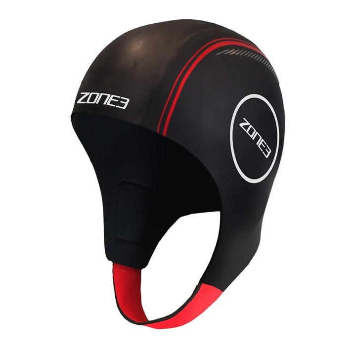 Zone3  Black Neoprene Swim Cap in Size S, Sports Direct