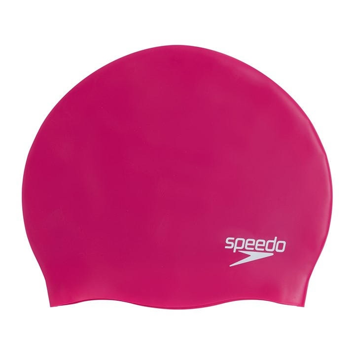 Speedo  Pink Silicone Swimming Cap , Sports Direct