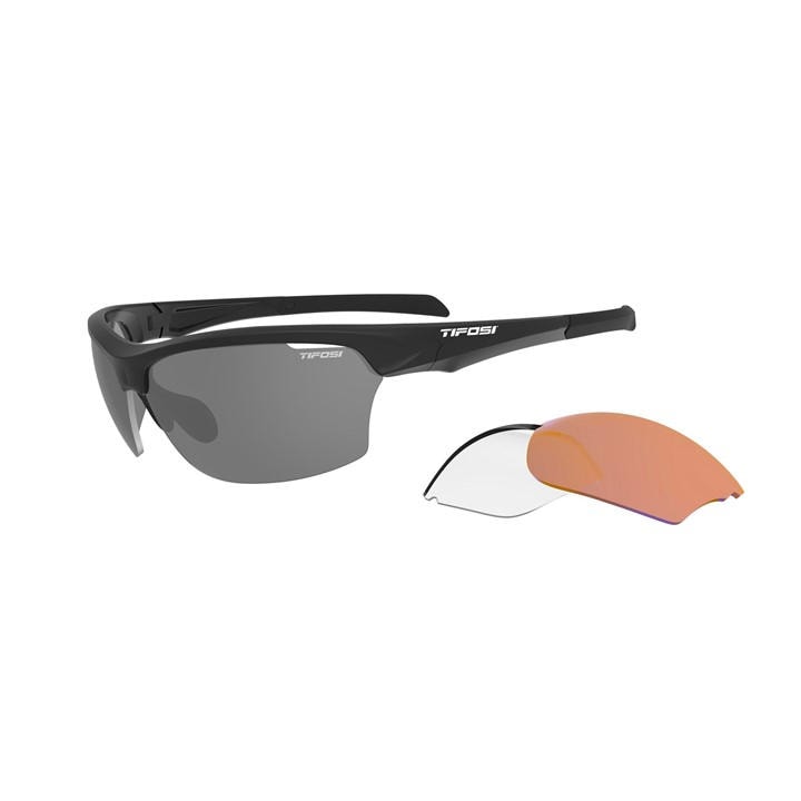 Tifosi  Black Intense Interterchangable Lens Sunglasses, Sports Direct
