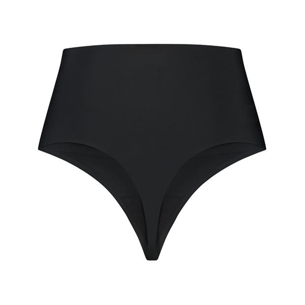 Black - Bye Bra - Super Waist Control Shapewear Thong