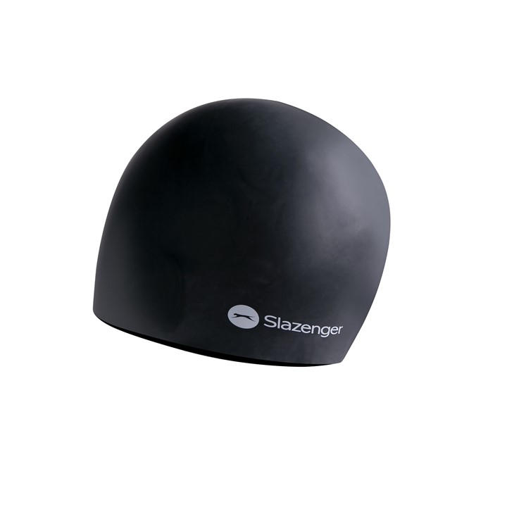 Slazenger Boys Black Silicone Swimming Cap , Sports Direct