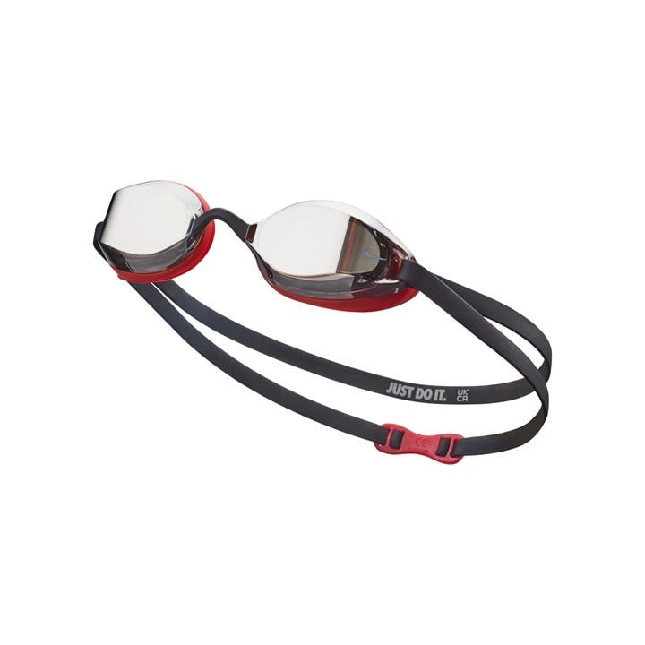 Nike  Red Swim Legacy Mirro Swim Legacy Mirro Goggles, Sports Direct