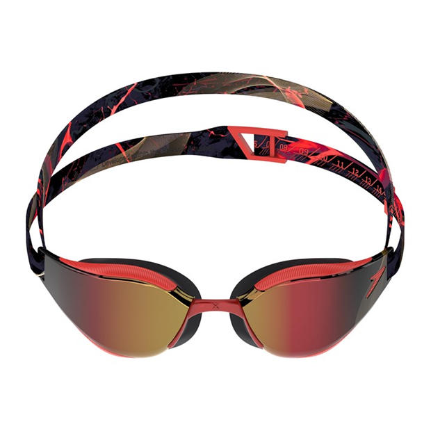 Black - Speedo - Fastskin Hyper Elite Mirrored Race Goggles