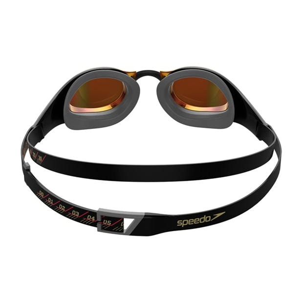 Черно/Сиво/Злато - Speedo - Fastskin Pure Focus Mirror