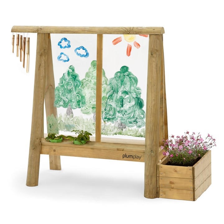 Plum Play  Kids Neutral Plum Discovery Create And Paint Easel in Size 120 x 50 x, Sports Direct