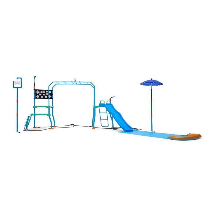 Plum Play  Kids Blue Plum Water Park Blaster Course in Size 393 x 522, Sports Direct