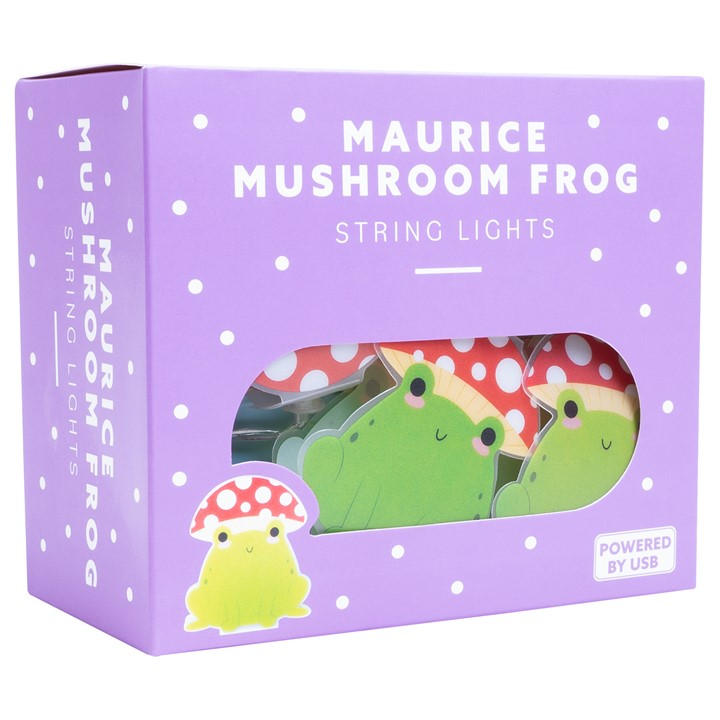 Fizz Creations   Maurice Mushroom Frog String Lights, Sports Direct