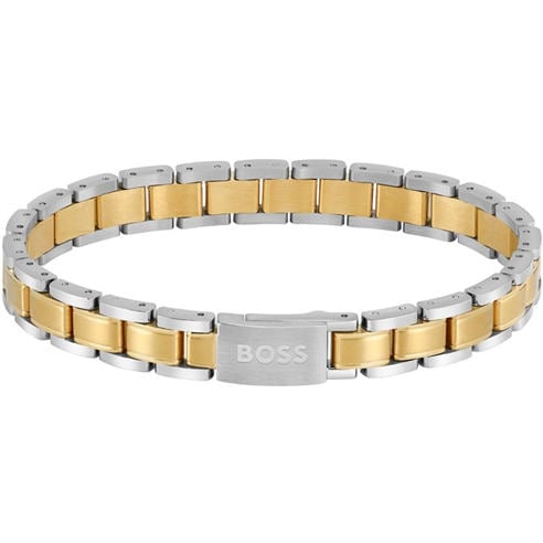 Boss - Men's Metal Link Bracelet with Magnetic Closure