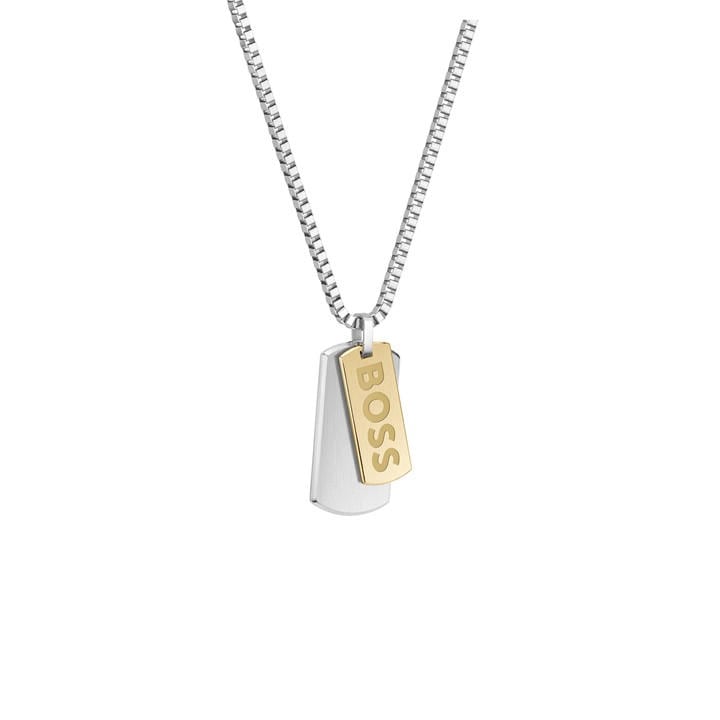 Boss Men's Devon Stainless Steel Pendant Necklace - Two Tone - Image 2
