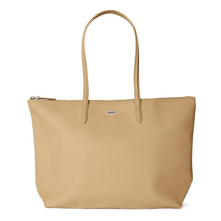 Lacoste Women's Beige Large Tote Bag, Sports Direct