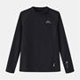 Black - Slazenger - LS Rash Vest Juniors