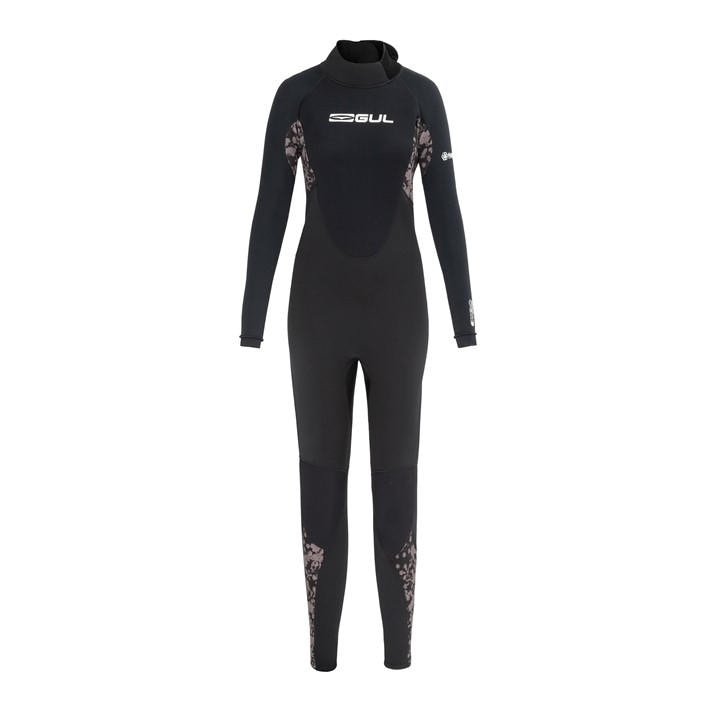 Gul Women's Black Contour Full Length 3.2Mm Wetsuit in Size 6, Sports Direct