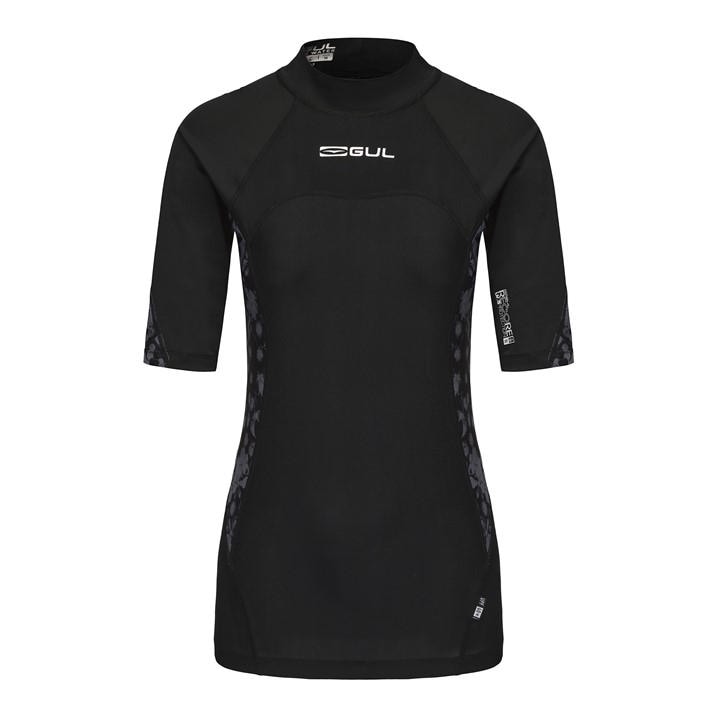 Gul Women's Blue Short Sleeve Rash Vest in Size 10, Sports Direct
