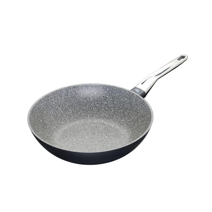 Masterclass Grey Stir Fry Pan / Wok For Induction Hob - Aluminium - Wok - Image 5
