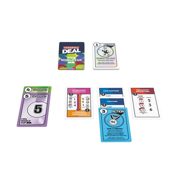Multi - Monopoly - Monopoly Deal FIFA World Cup 2026 Edition Card Game