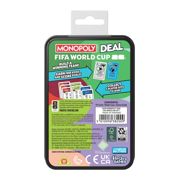 Multi - Monopoly - Monopoly Deal FIFA World Cup 2026 Edition Card Game