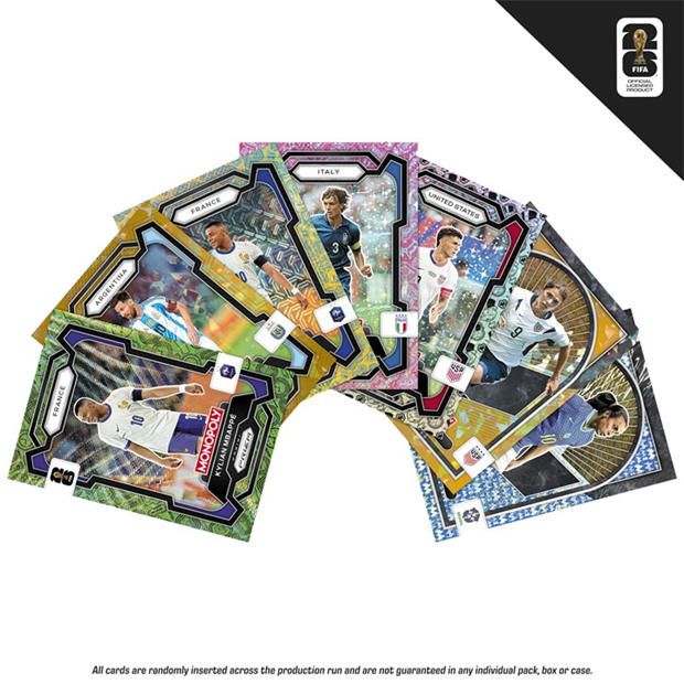 Multi - Monopoly - Monopoly Panini Prizm: FIFA World Cup Trading Cards Booster Box
