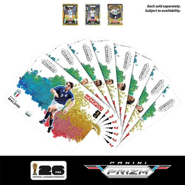 Multi - Monopoly - Monopoly Panini Prizm: FIFA World Cup Trading Cards Booster Box