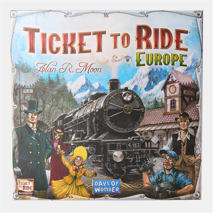 Asmodee   Ticket To Ride Europe Board Games, Sports Direct