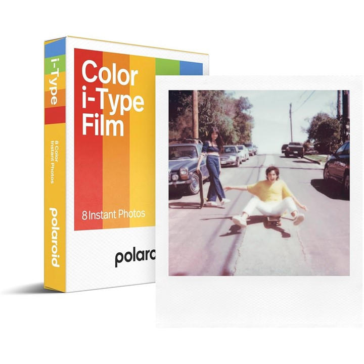 Polaroid  White Colour Film I-Type 5Pk (40 Film), Sports Direct