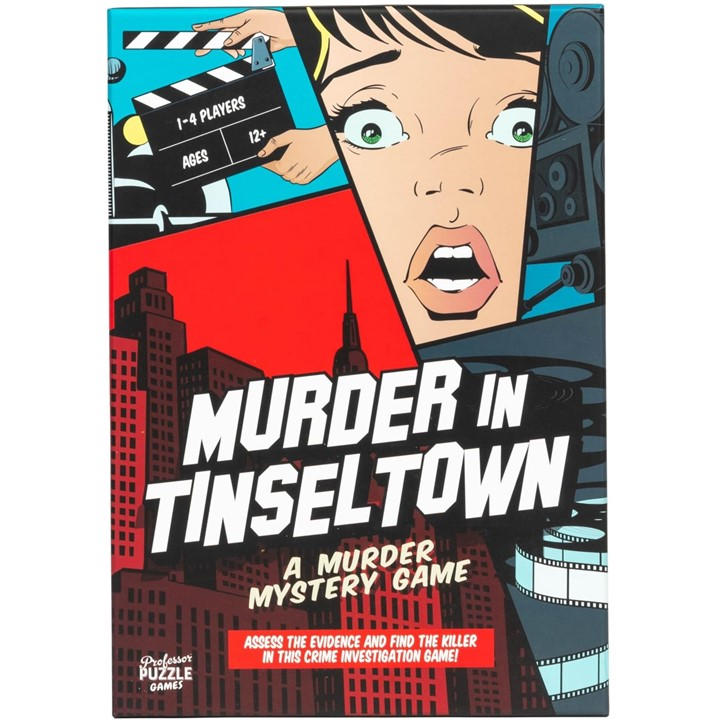 Character   Murder In Tinseltown Game - Murder Mystery Game, Sports Direct
