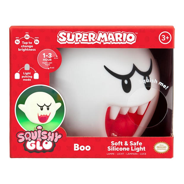 Multi - Super Mario - Boo SquishyGlo Light