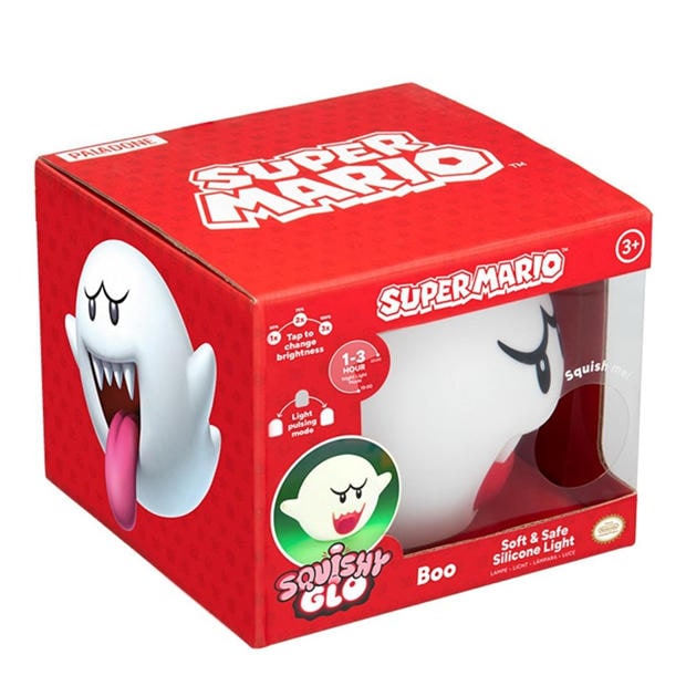 Multi - Super Mario - Boo SquishyGlo Light