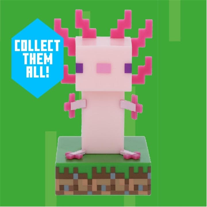 Minecraft   Axolotl Icon Light V2, Sports Direct