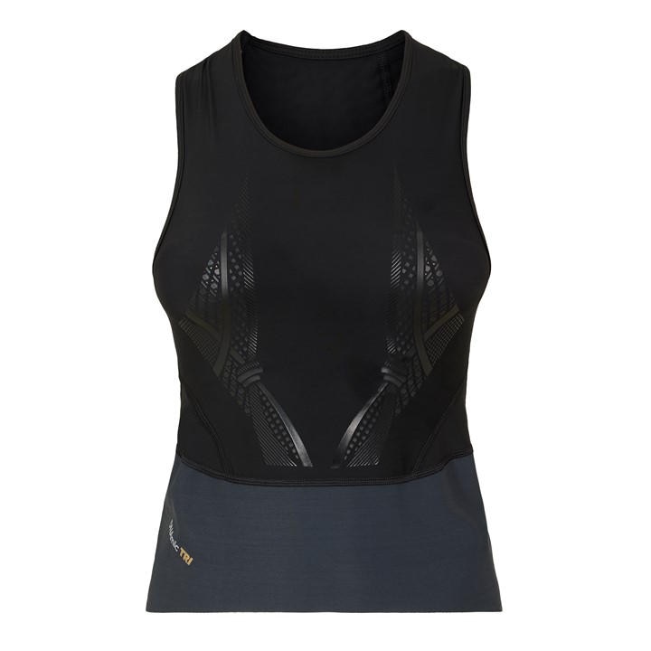 Skins Women's Black Dnamic Triathlon in Size 12, Sports Direct