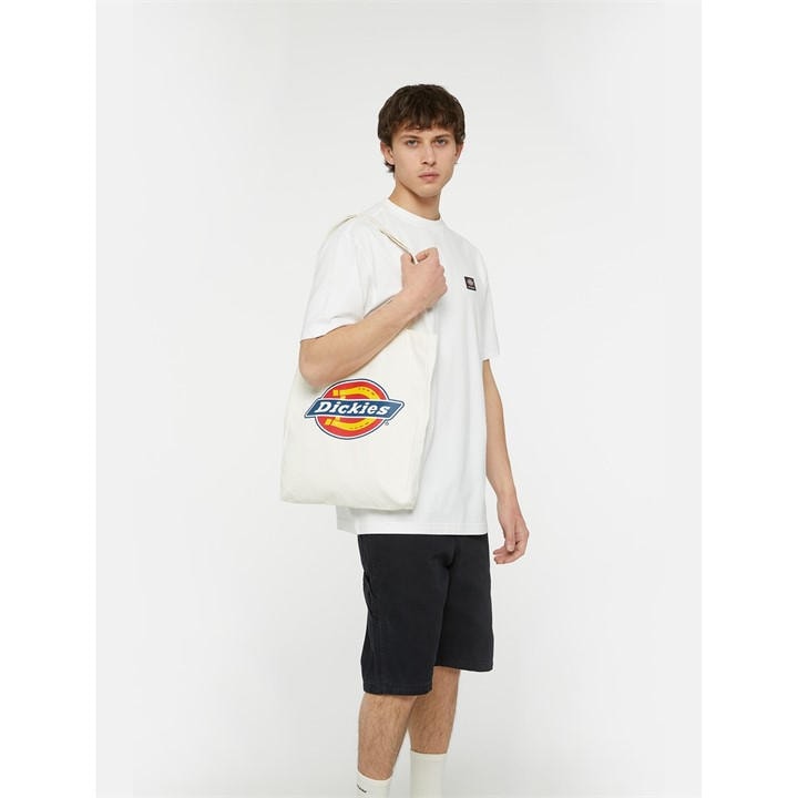 Dickies  White Logo Tote Bags, Sports Direct