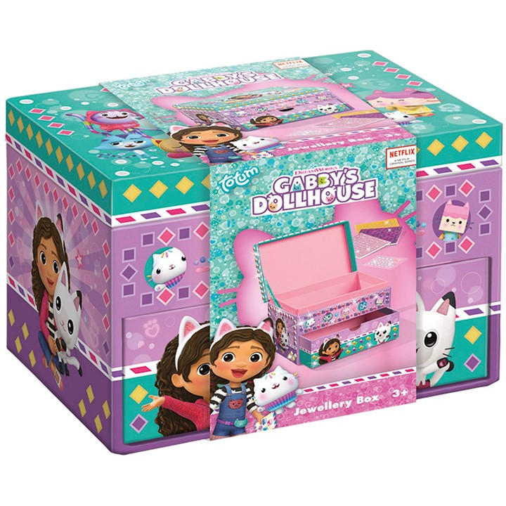 Totum  Kids  Gabby's Dollhouse Jewellery Box, Sports Direct