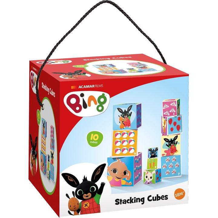Totum Bing Stacking Cubes - 10 Pieces - Cardboard - Image 7