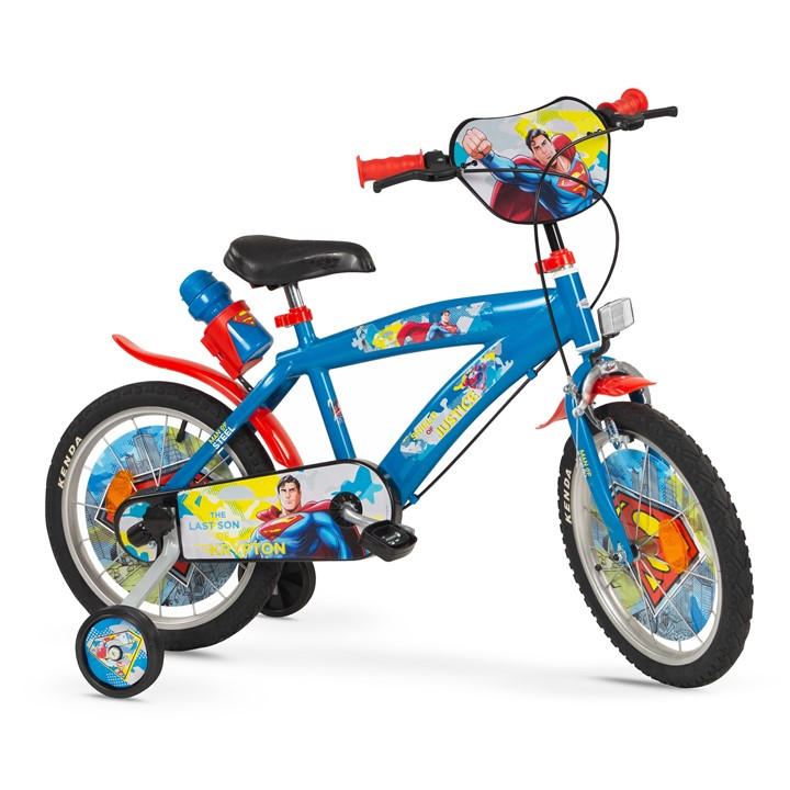 Toimsa Unisex Kids Blue Superman 16 Inch Kids Bike 16In