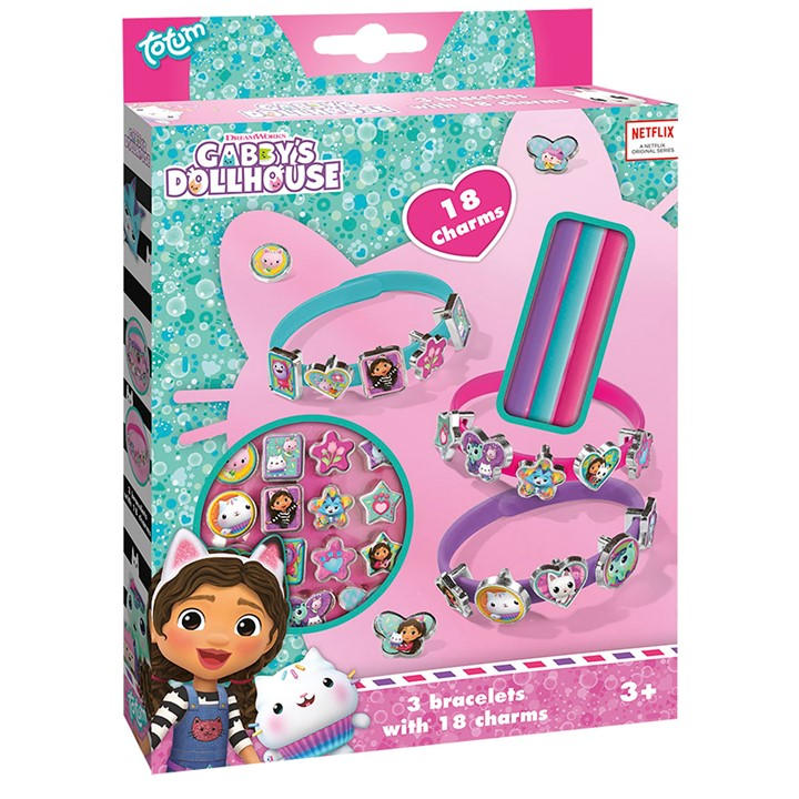 Totum  Kids  Gabby's Dollhouse Bracelets And Charms, Sports Direct