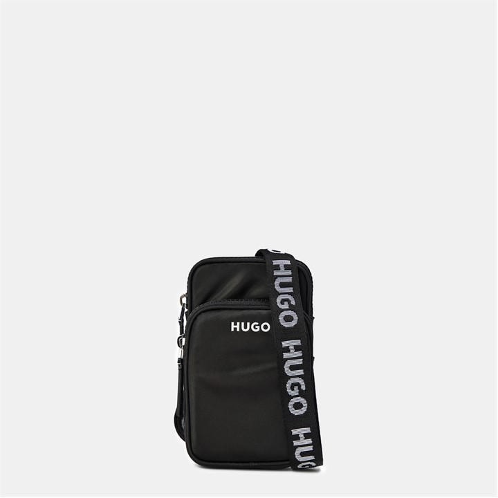 Hugo Women's Black Crossbody Zip Phone Bag, Sports Direct