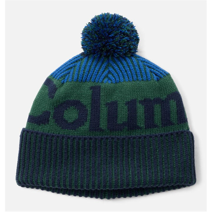 Columbia  Purple Polar Powder Beanie  in Size Junior, Sports Direct