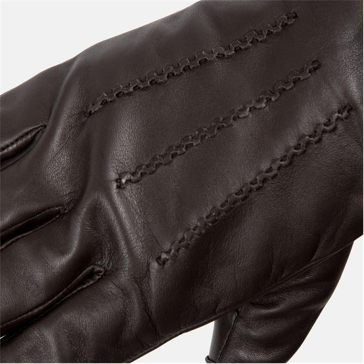 Pretty Green Men's Brown Leather Glove in Size M, Sports Direct