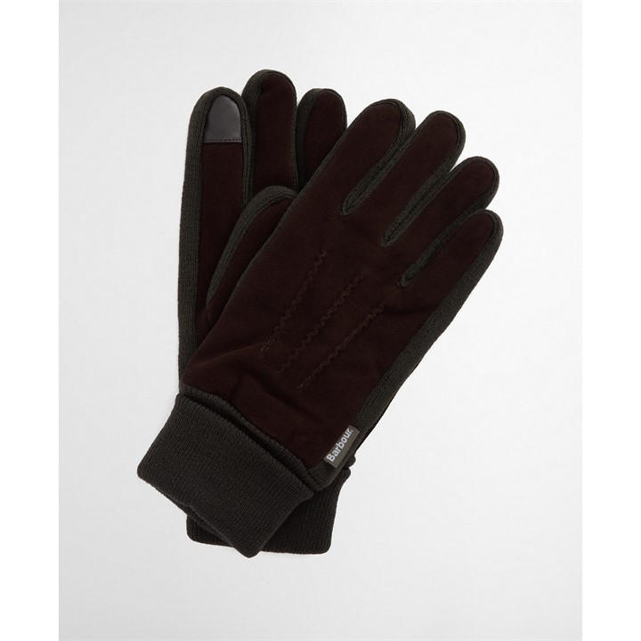 Barbour Men' Brown Magnus Gloves in Size S, Sports Direct