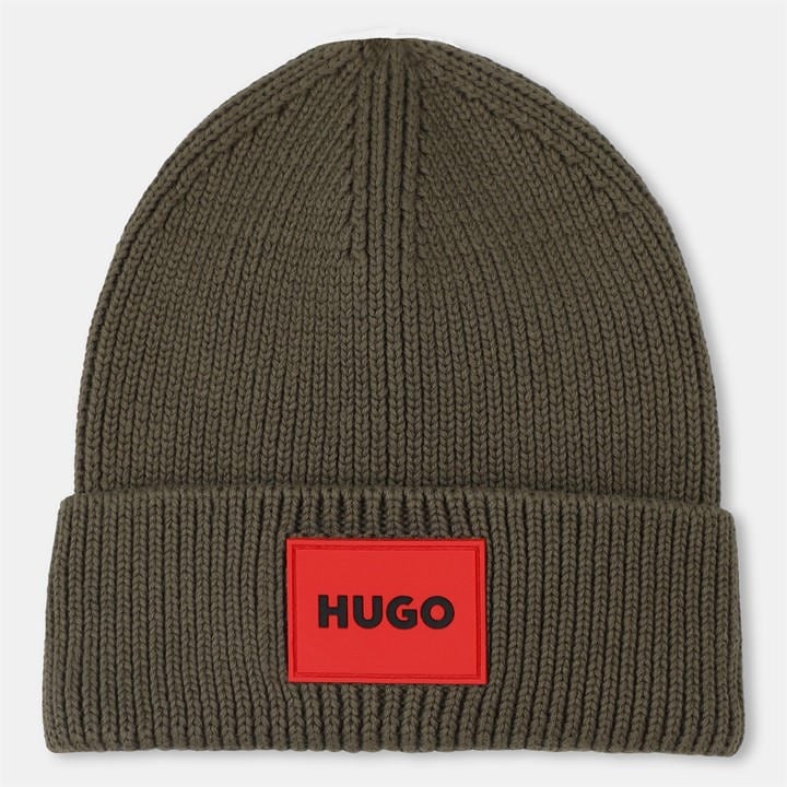 Hugo  Kids Green Beanie in Size Infant, Sports Direct