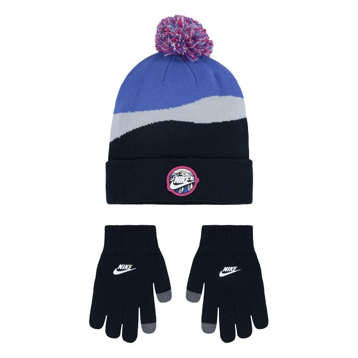 Nike Kids Black Beanie & Glo in Size Infant, Sports Direct