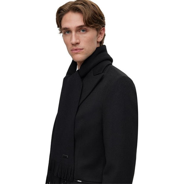 Black - Boss - Men's Albas Midweight Scarf