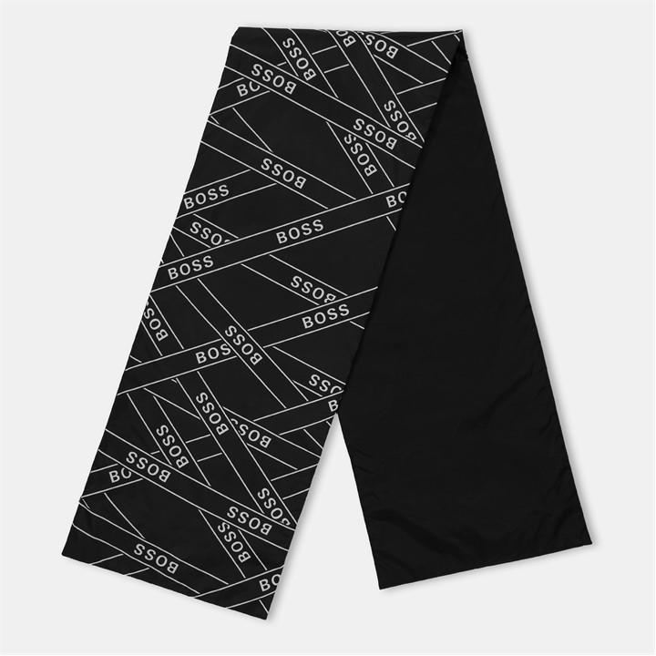 Boss Men's Black Aroser Midweight Scarf, Sports Direct