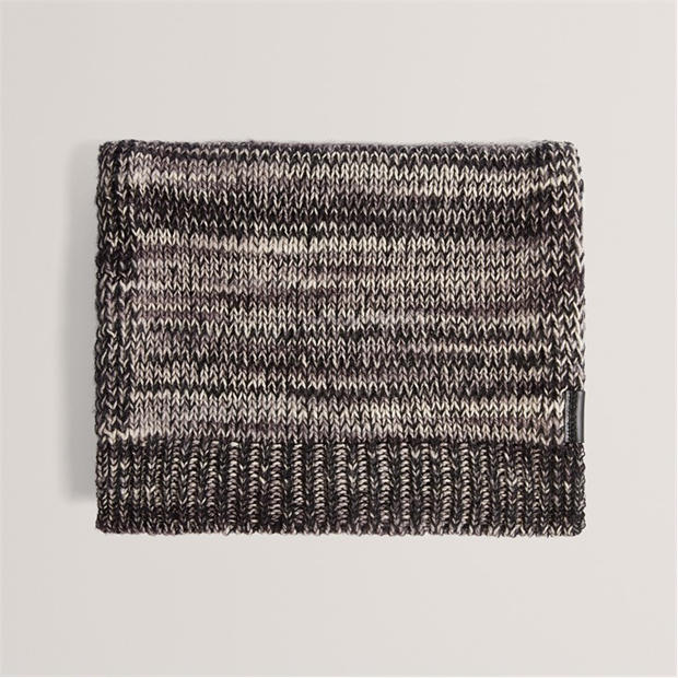 Szary Melanż - Ted Baker - Women's Knitted Midweight Scarf
