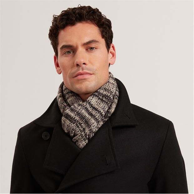 Szary Melanż - Ted Baker - Women's Knitted Midweight Scarf