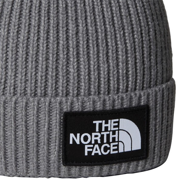 Grey Hthr DYY - The North Face - Box Logo Beanie Juniors