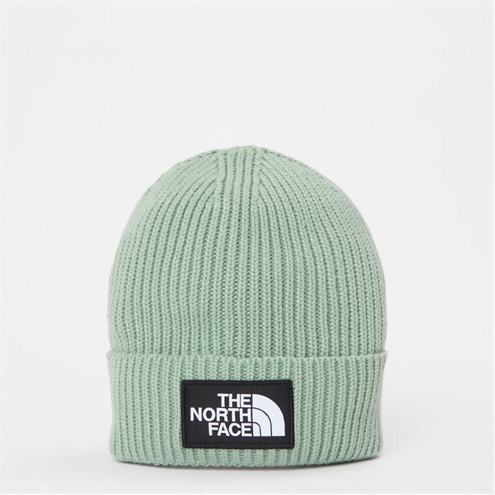 The North Face Boys Green Box Logo Beanie , Sports Direct