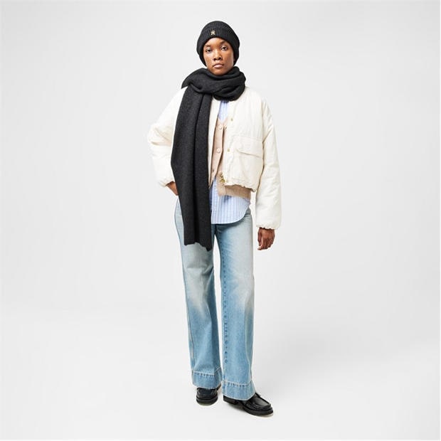 Czarny - Tommy Hilfiger - TH LUXE SCARF