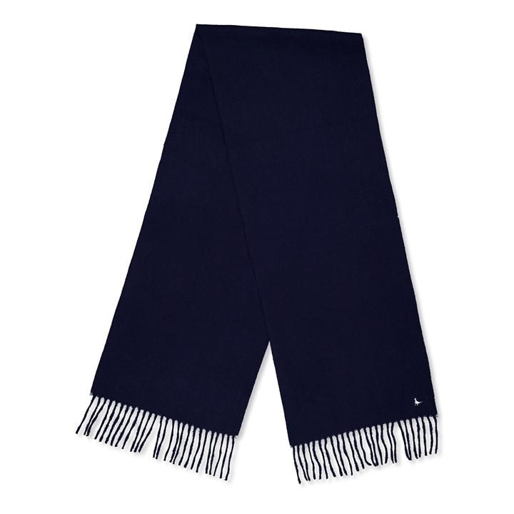Jack Wills  Grey Soft Fringe Midweight Scarf, Sports Direct