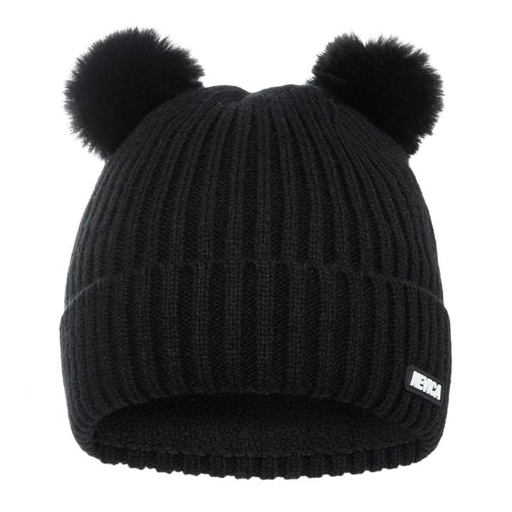 Nevica  Kids Black Meribel Hat  in Size Junior, Sports Direct